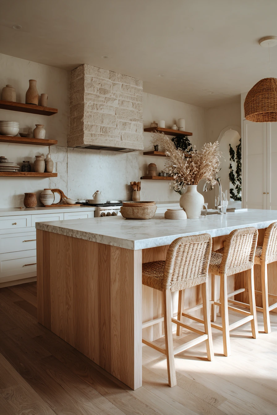 scandi boho kitchen 20