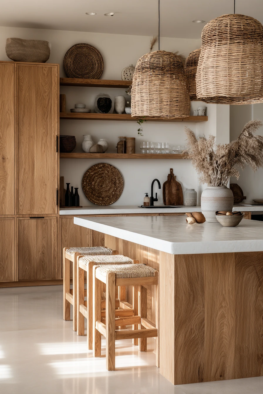 scandi boho kitchen 25