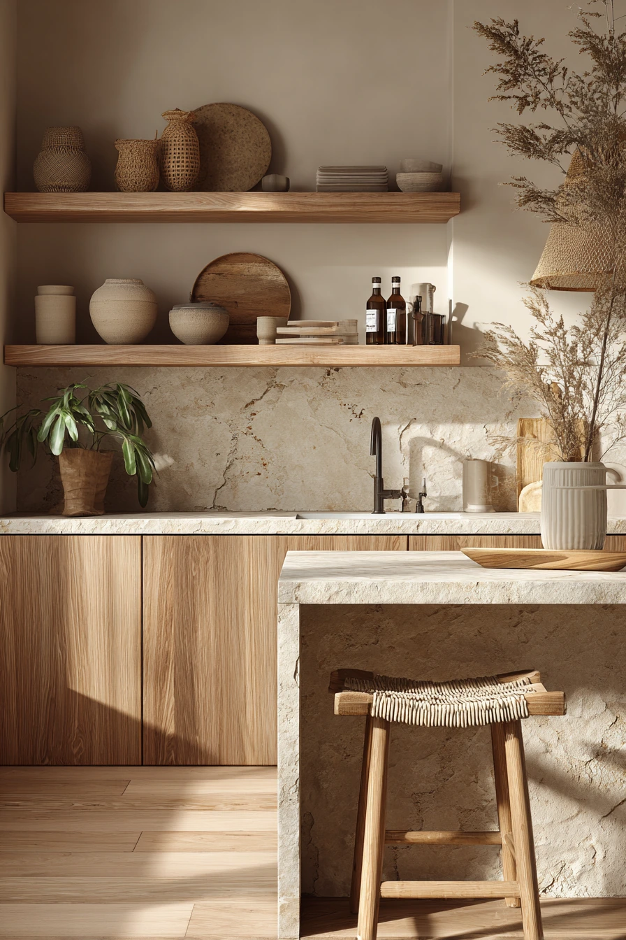 scandi boho kitchen 34
