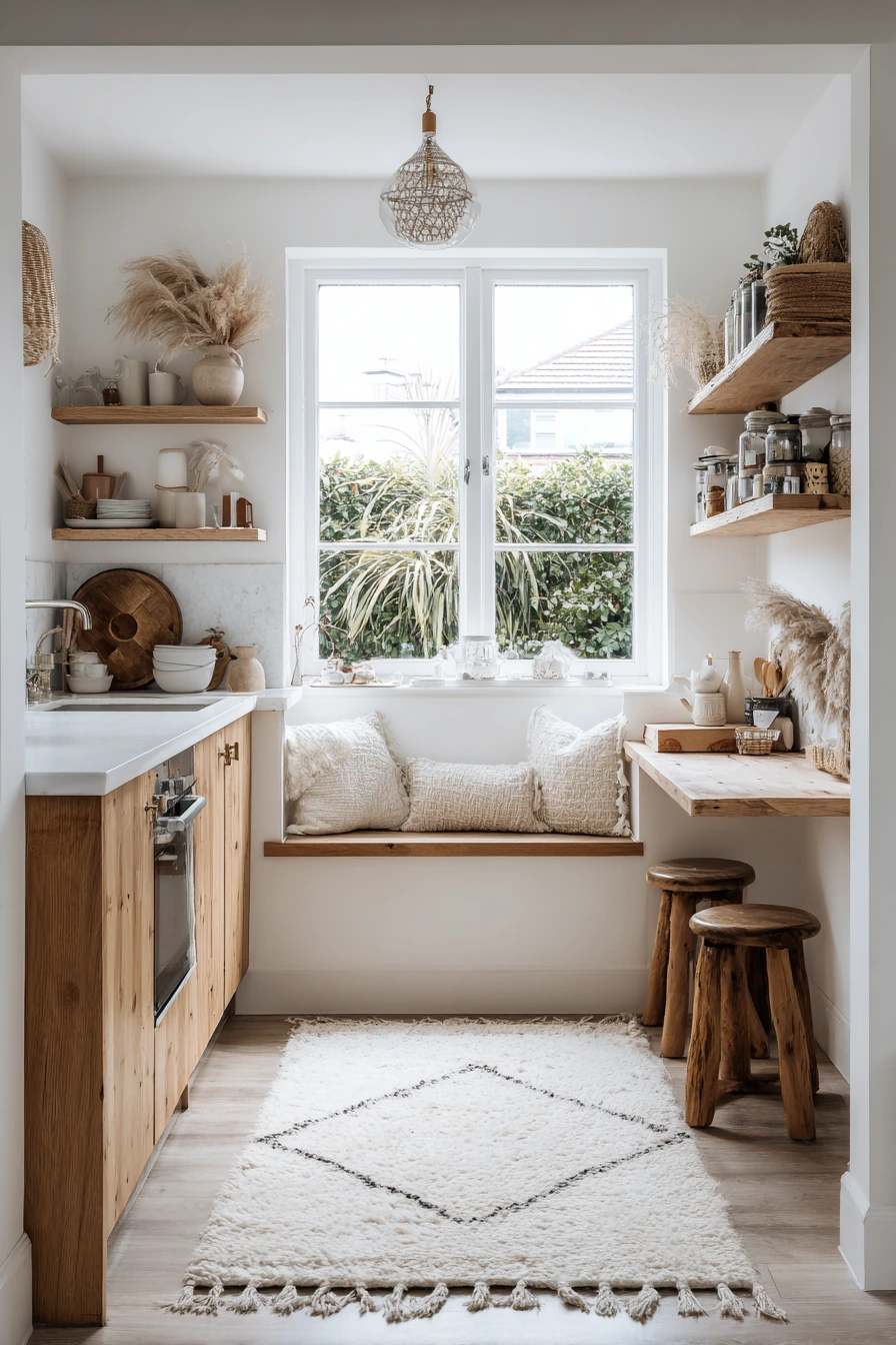scandi boho kitchen 38