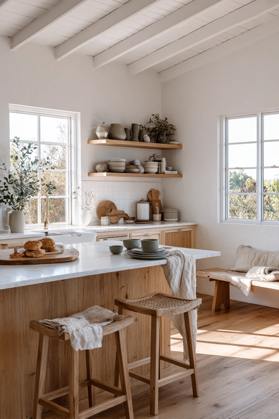 scandi boho kitchen 39