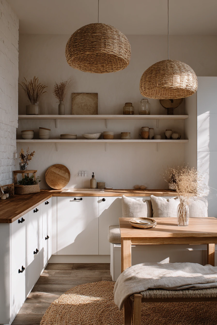 scandi boho kitchen 6