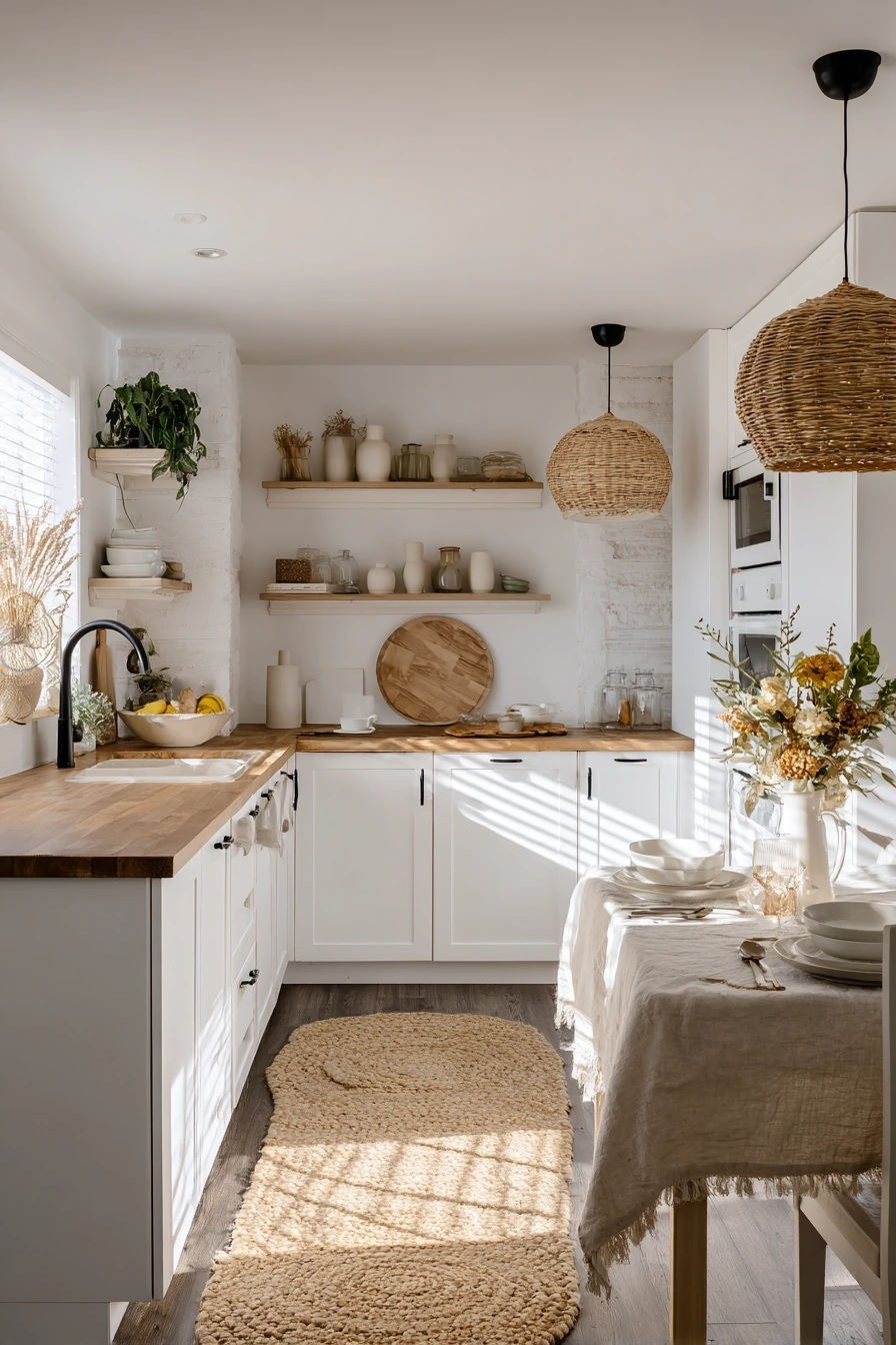scandi boho kitchen 7
