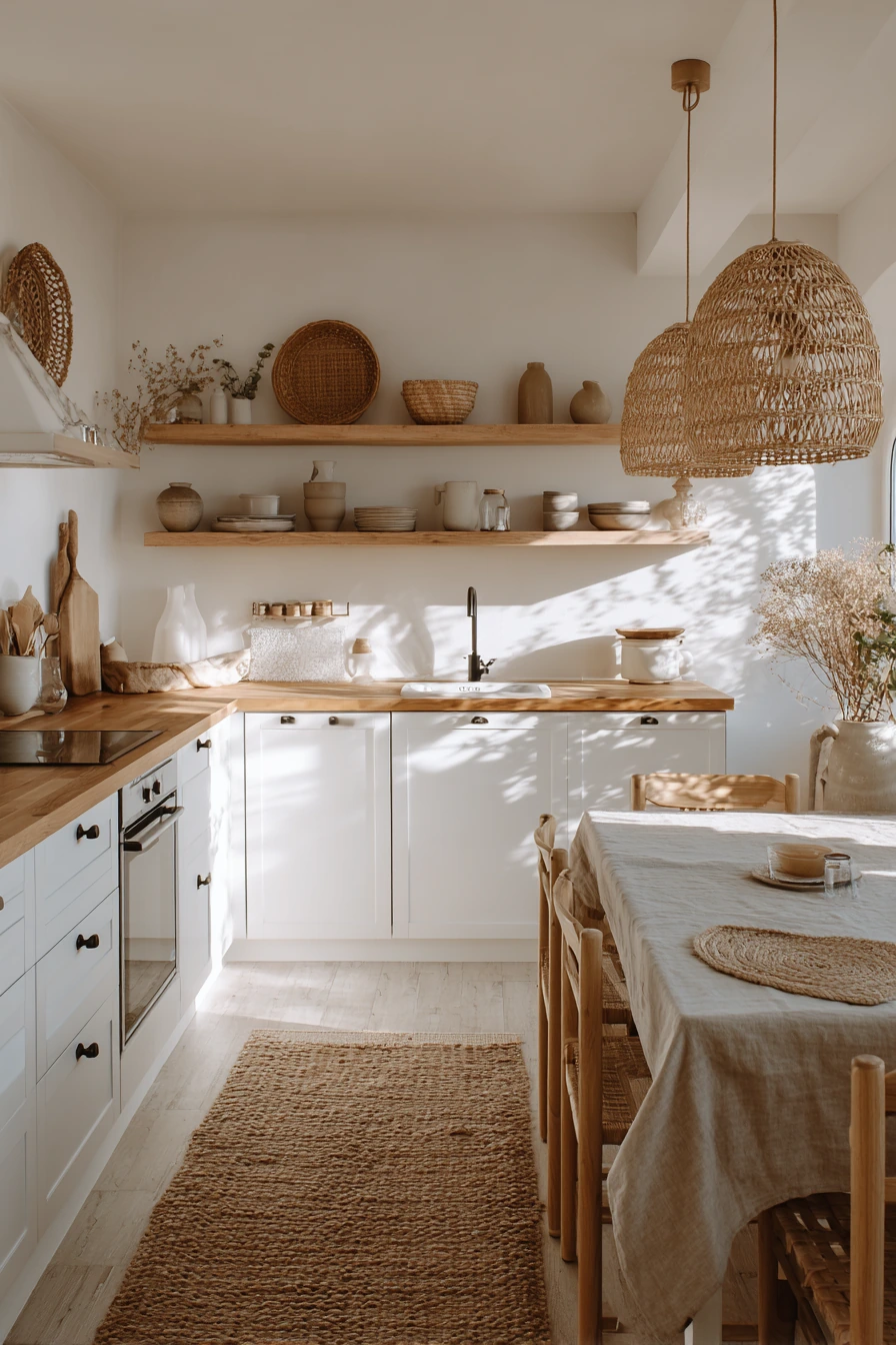 scandi boho kitchen 8