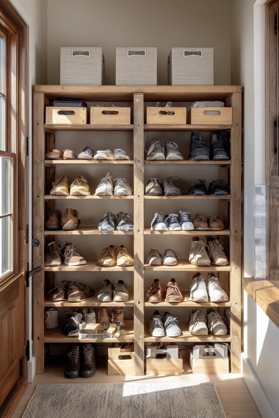 shoe storage garage 13