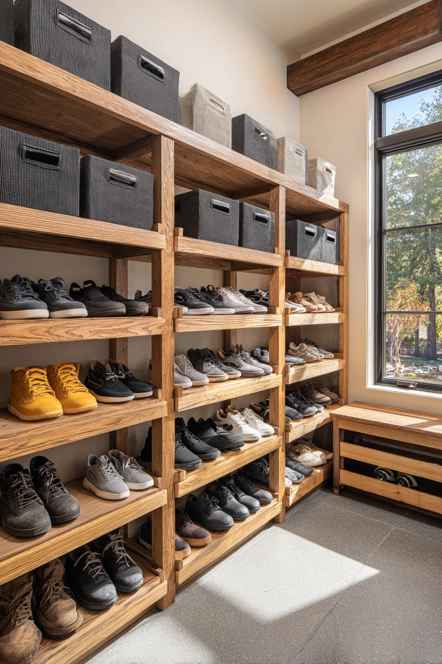 shoe storage garage 16