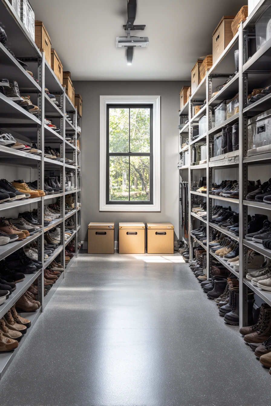 shoe storage garage 40