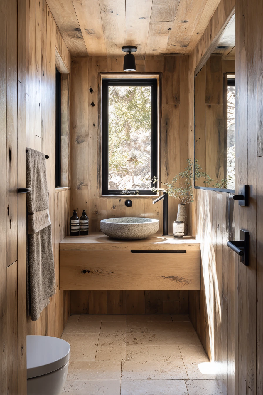 small cabin bathroom ideas 10