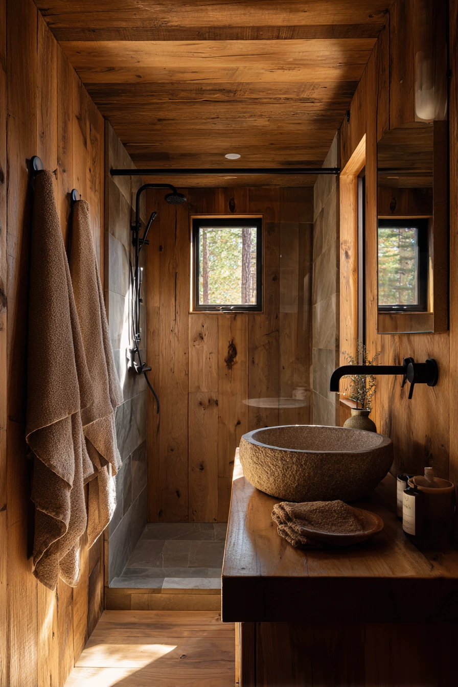 small cabin bathroom ideas 3