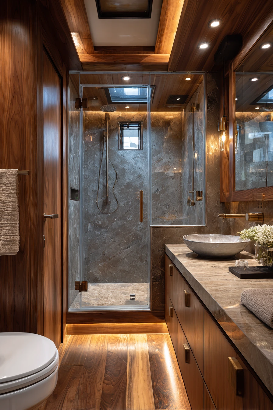 small cabin bathroom ideas 39