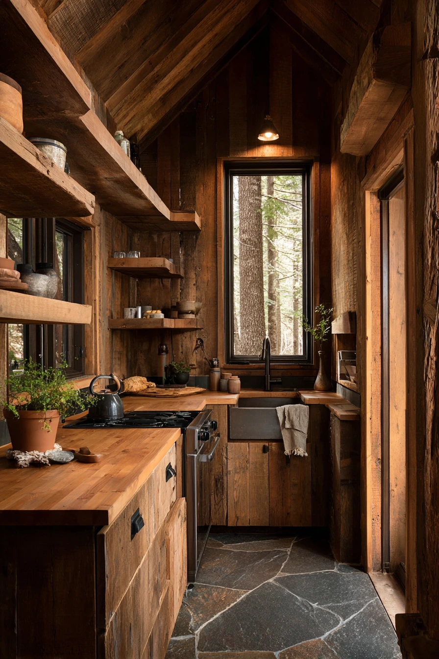 small cabin kitchen ideas 1