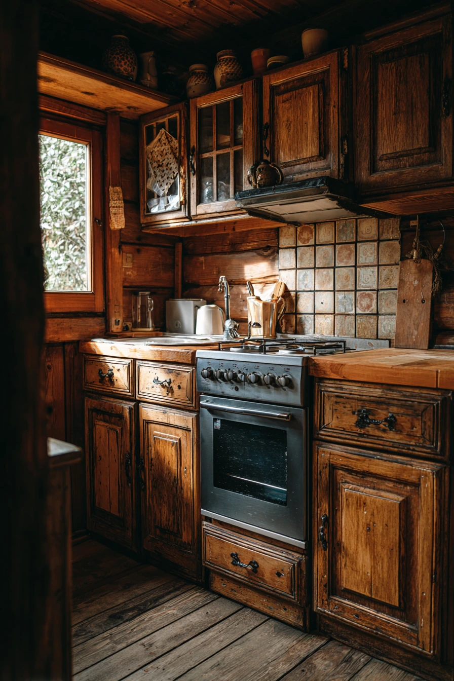 small cabin kitchen ideas 14