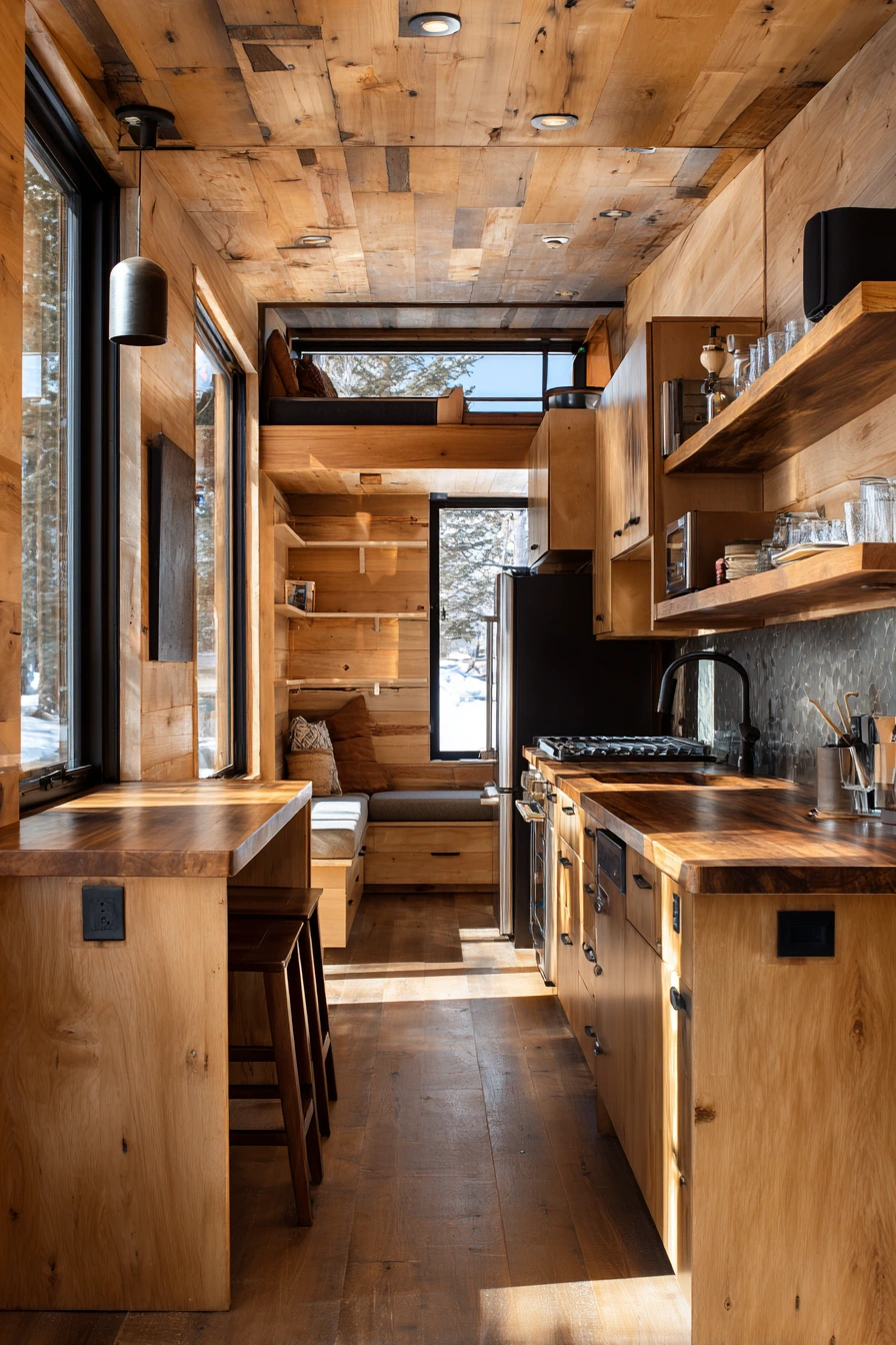 small cabin kitchen ideas 31