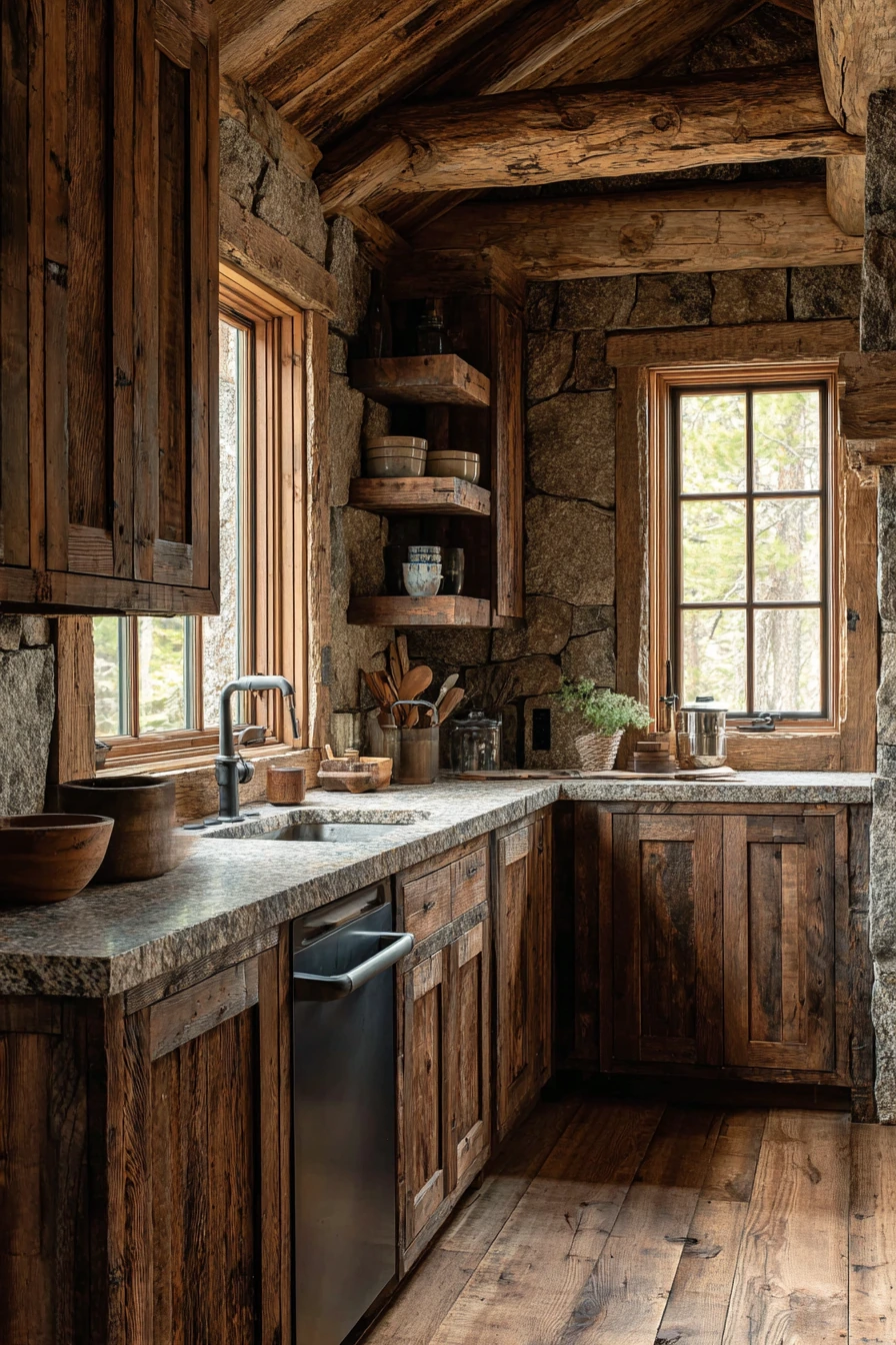 small cabin kitchen ideas 33