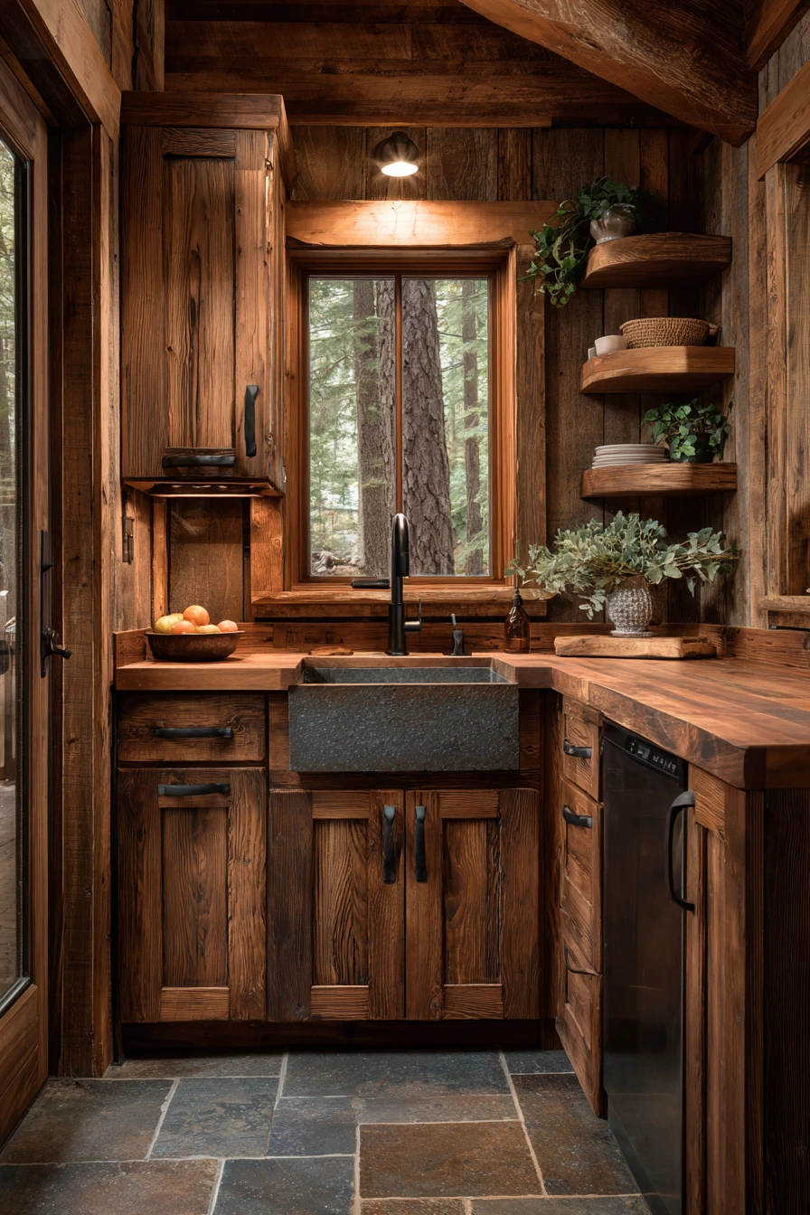 small cabin kitchen ideas 4