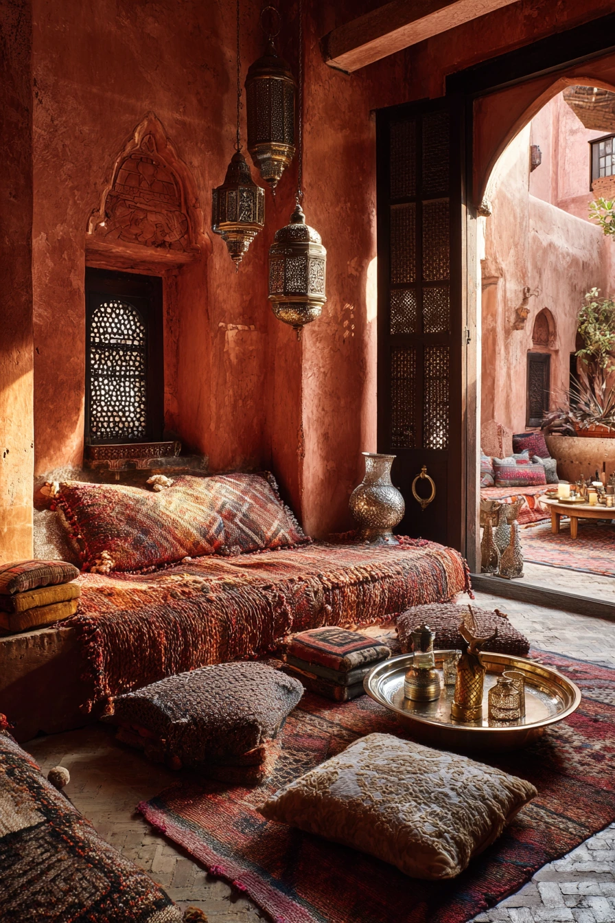 small maximalist bedroom 18