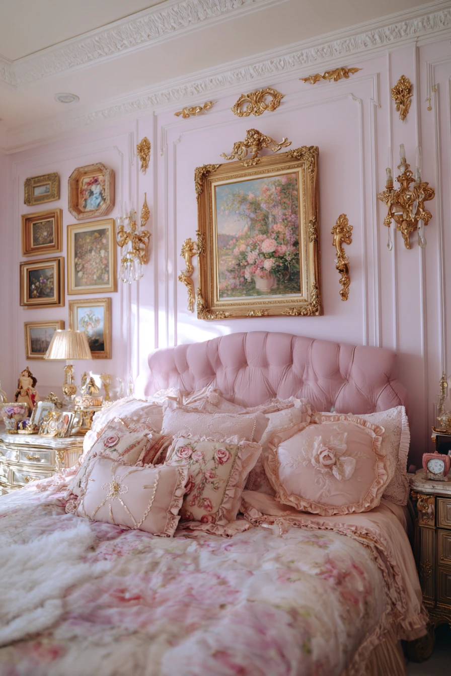 small maximalist bedroom 24
