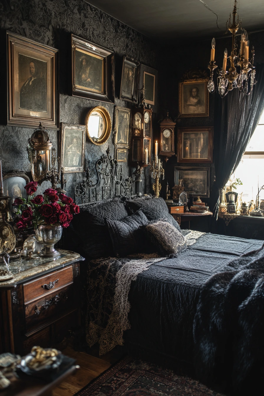 small maximalist bedroom 29