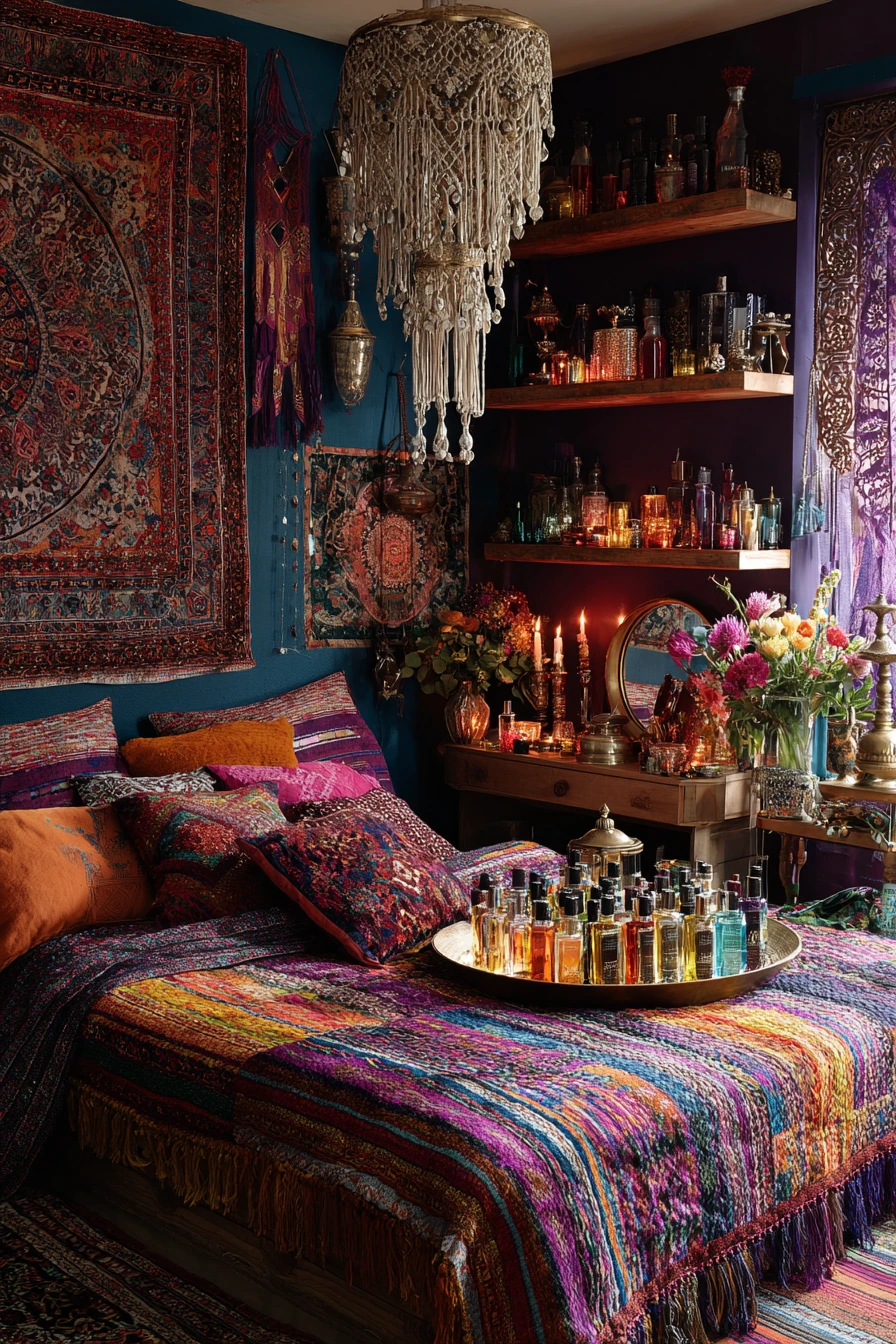small maximalist bedroom 6
