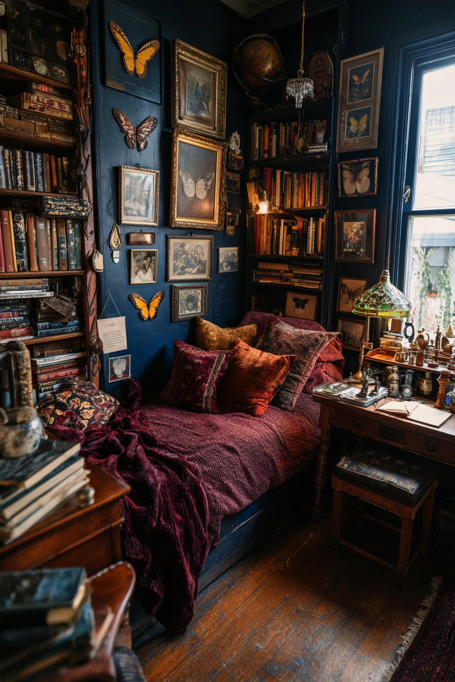 small maximalist bedroom 9