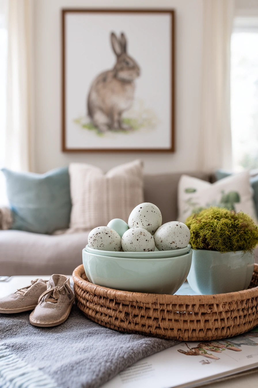 spring mantel decor ideas 16
