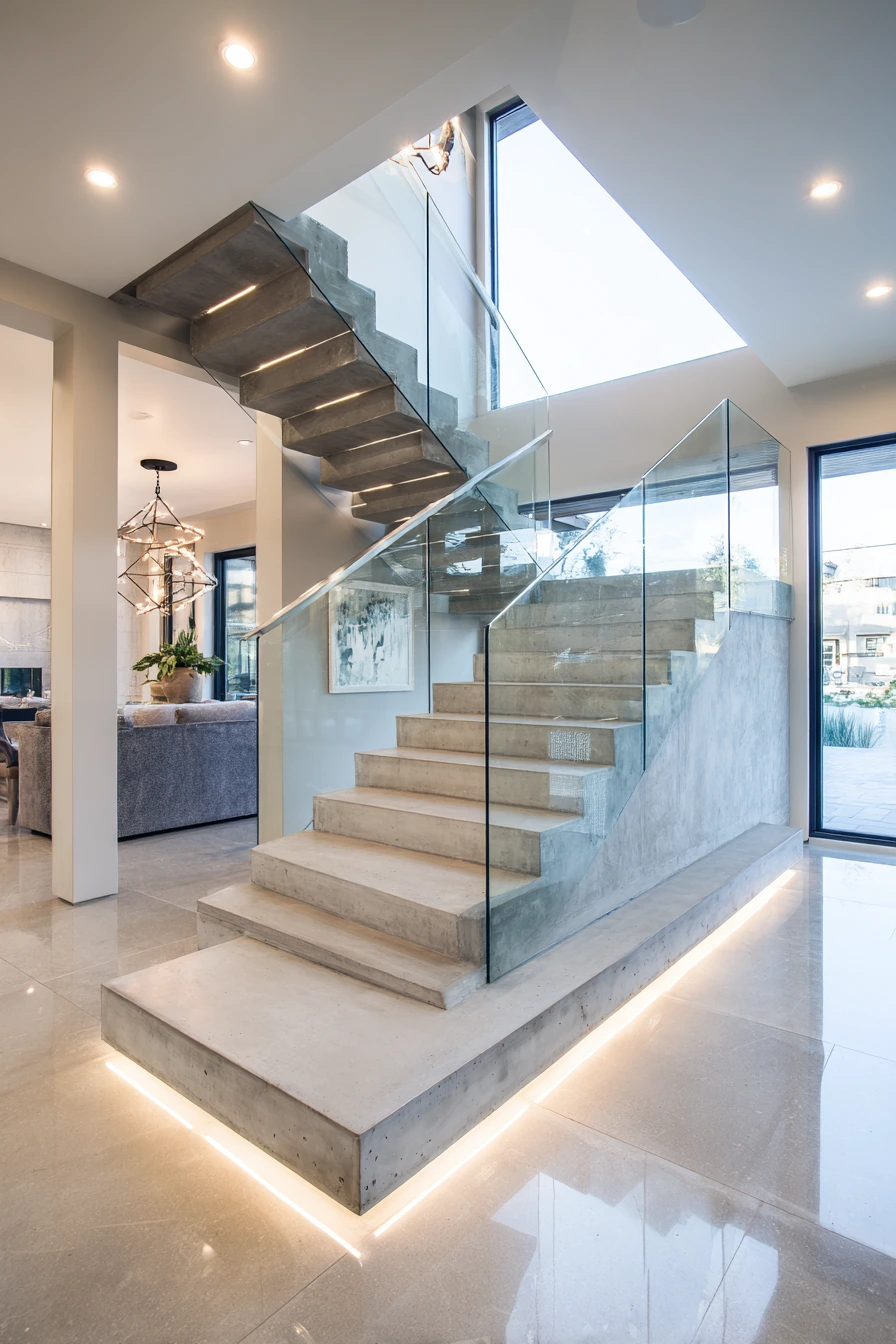 staircase entryway ideas 17