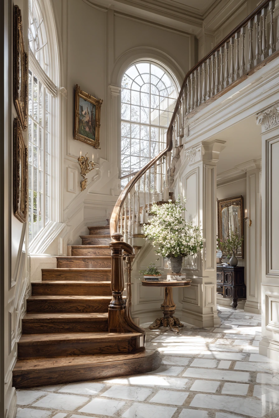 staircase entryway ideas 22