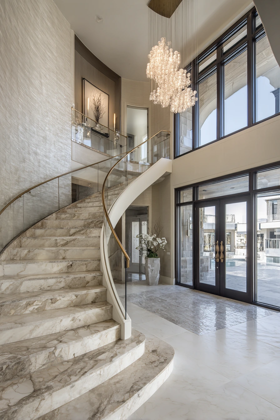 staircase entryway ideas 7
