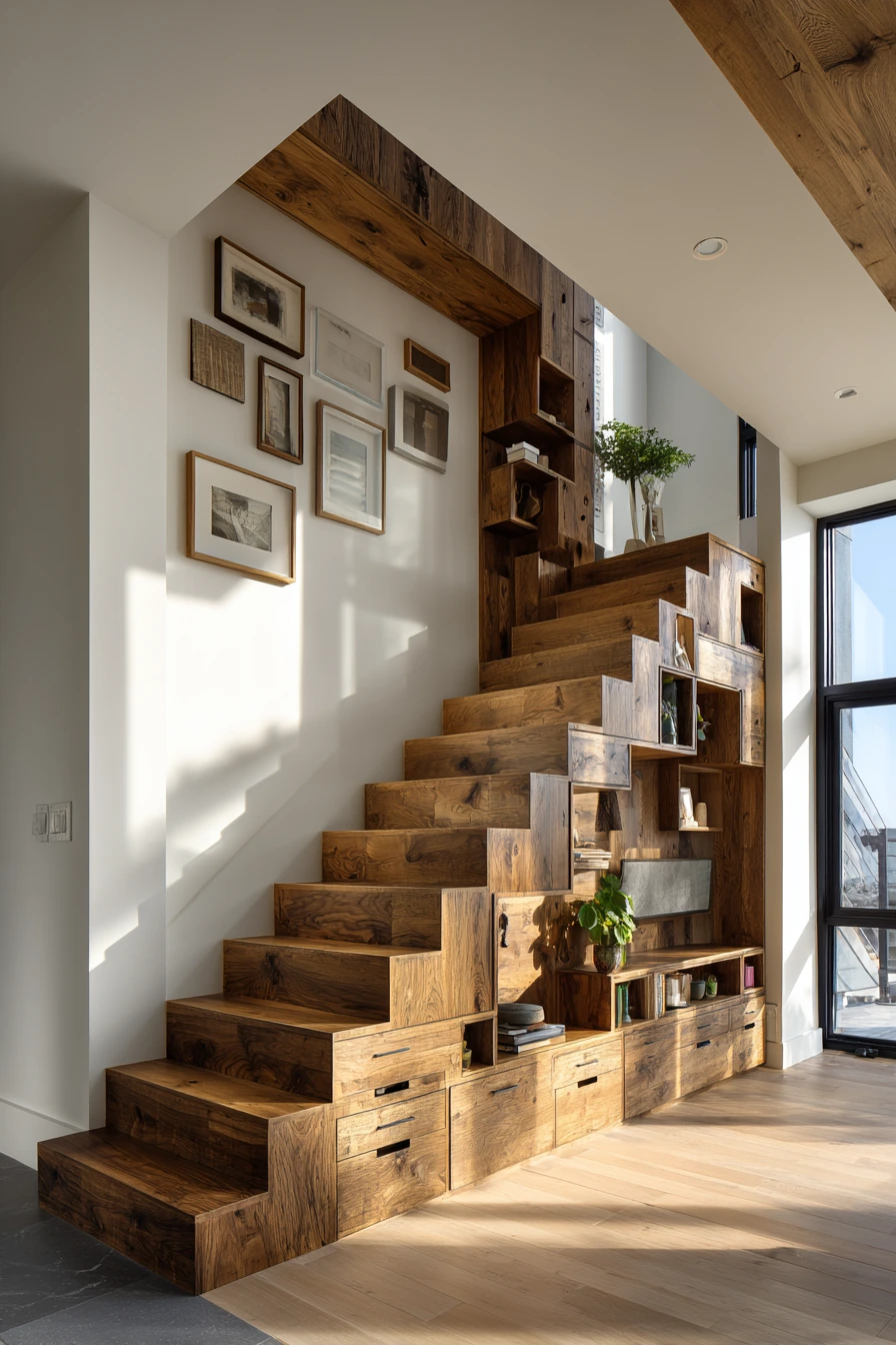 staircase storage under stairs 23