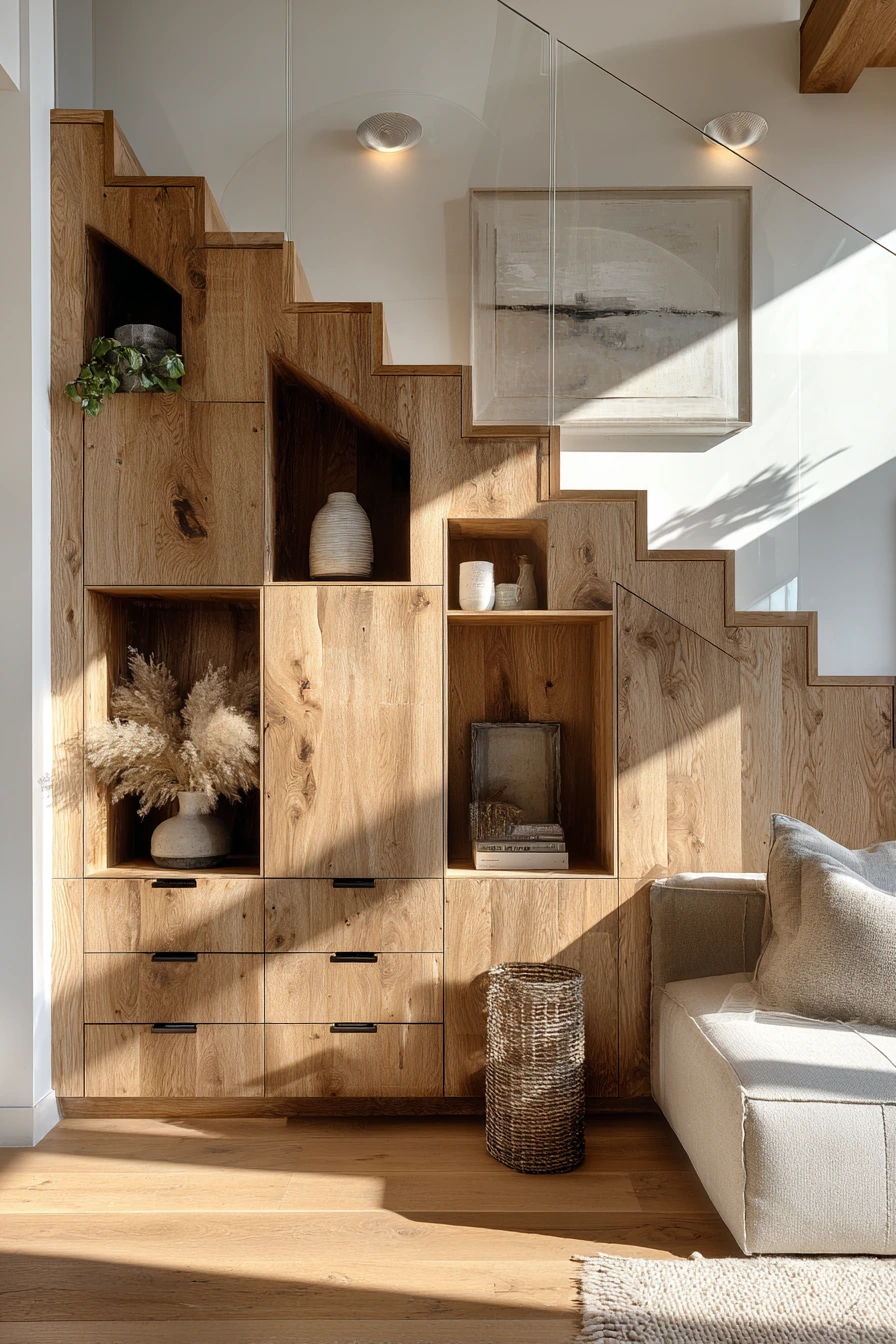 staircase storage under stairs 24