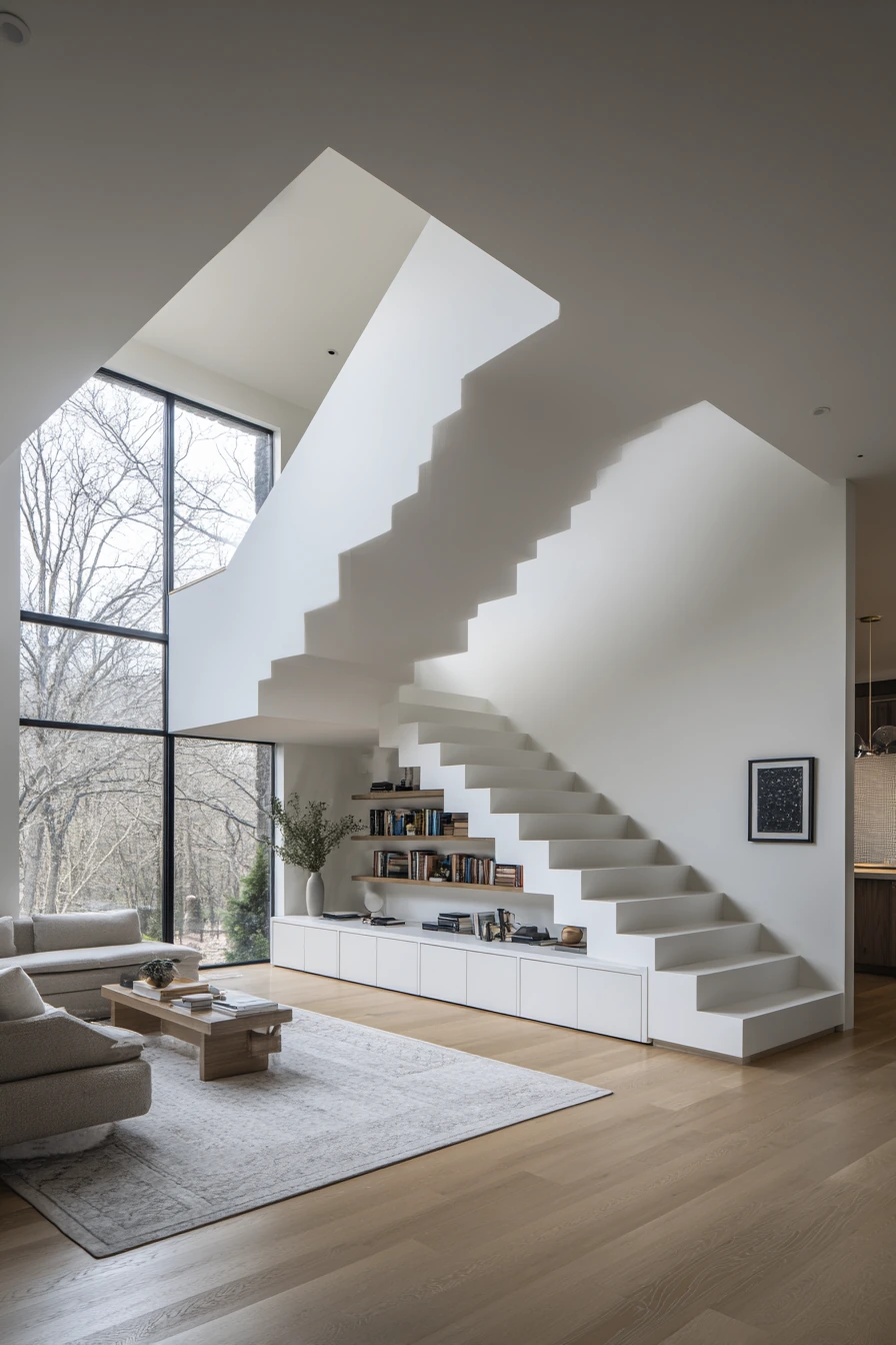 staircase storage under stairs 7