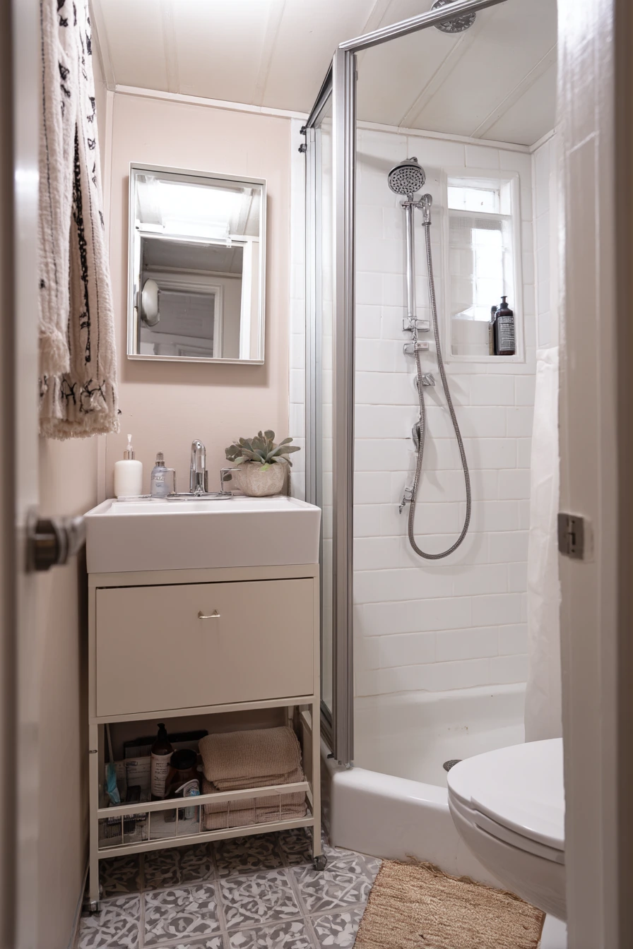 standing shower bathroom ideas 24