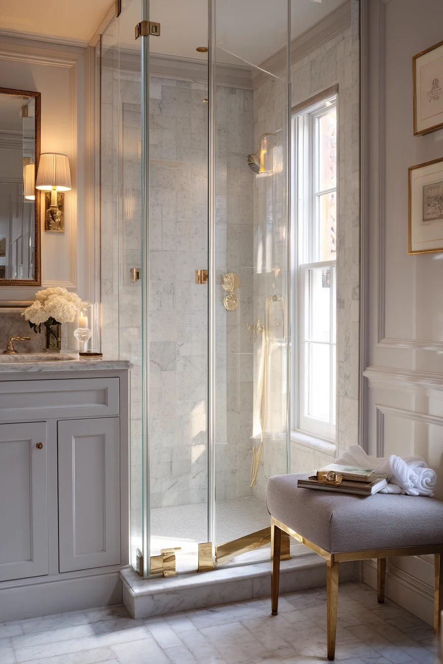 standing shower bathroom ideas 30