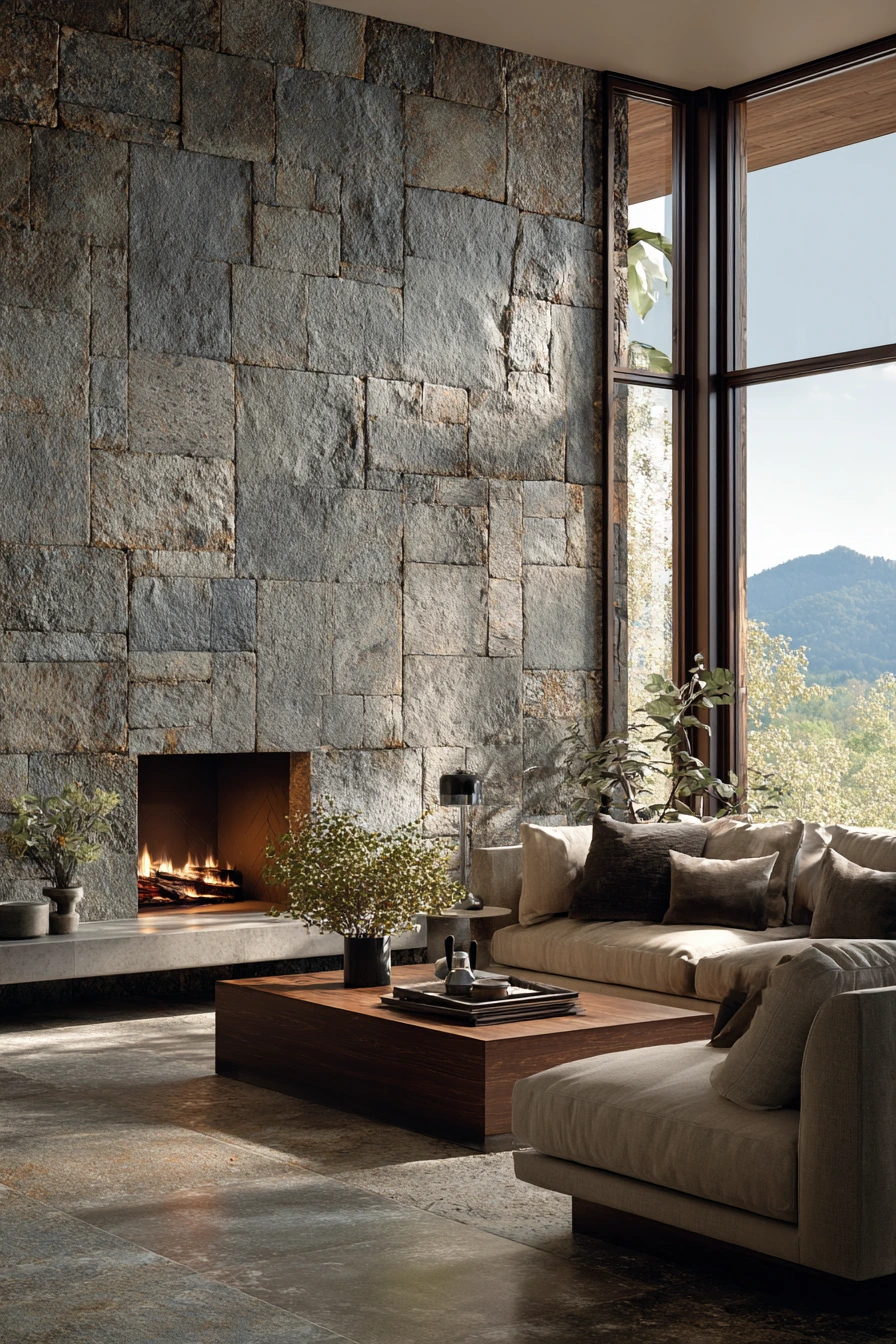 stone wall interior 24