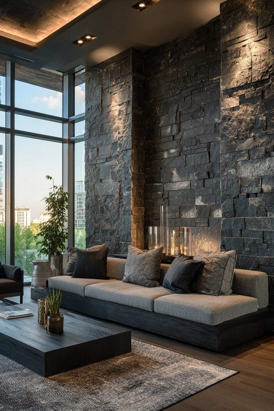 stone wall interior 25