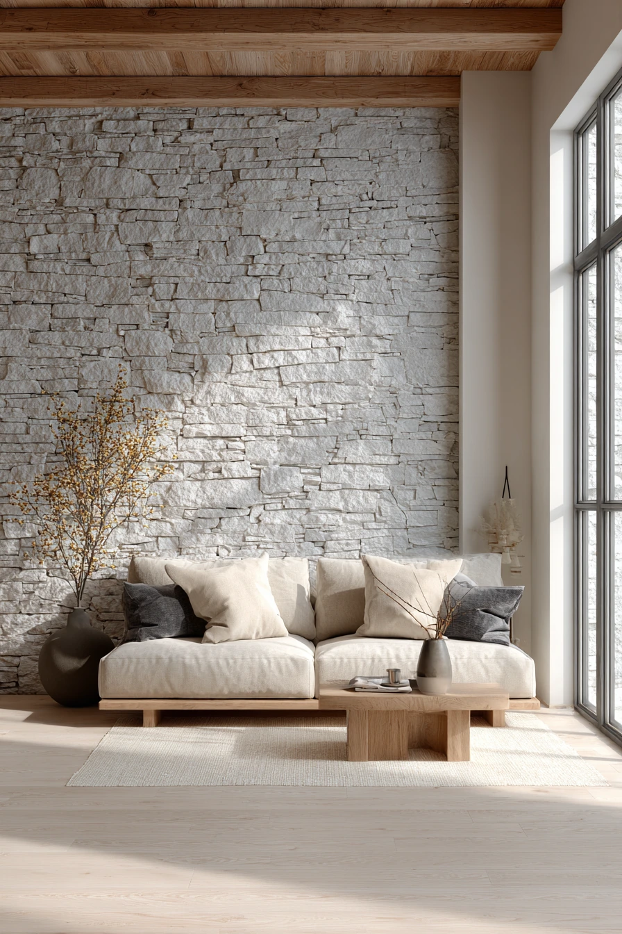 stone wall interior 30