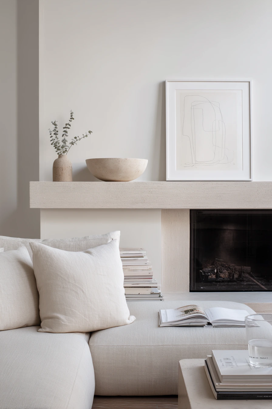summer mantel styling ideas 13