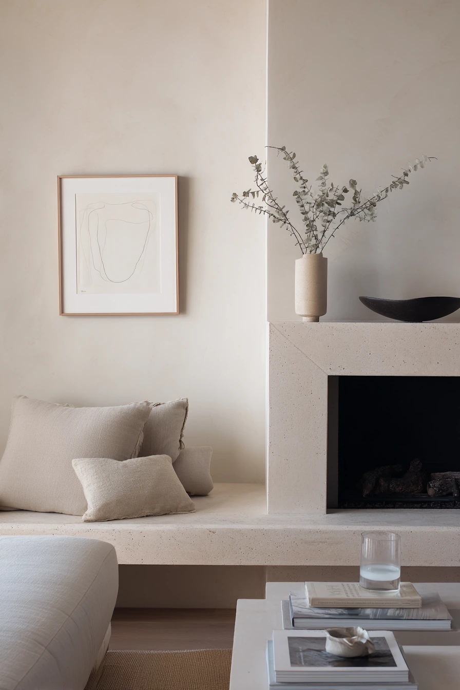 summer mantel styling ideas 15