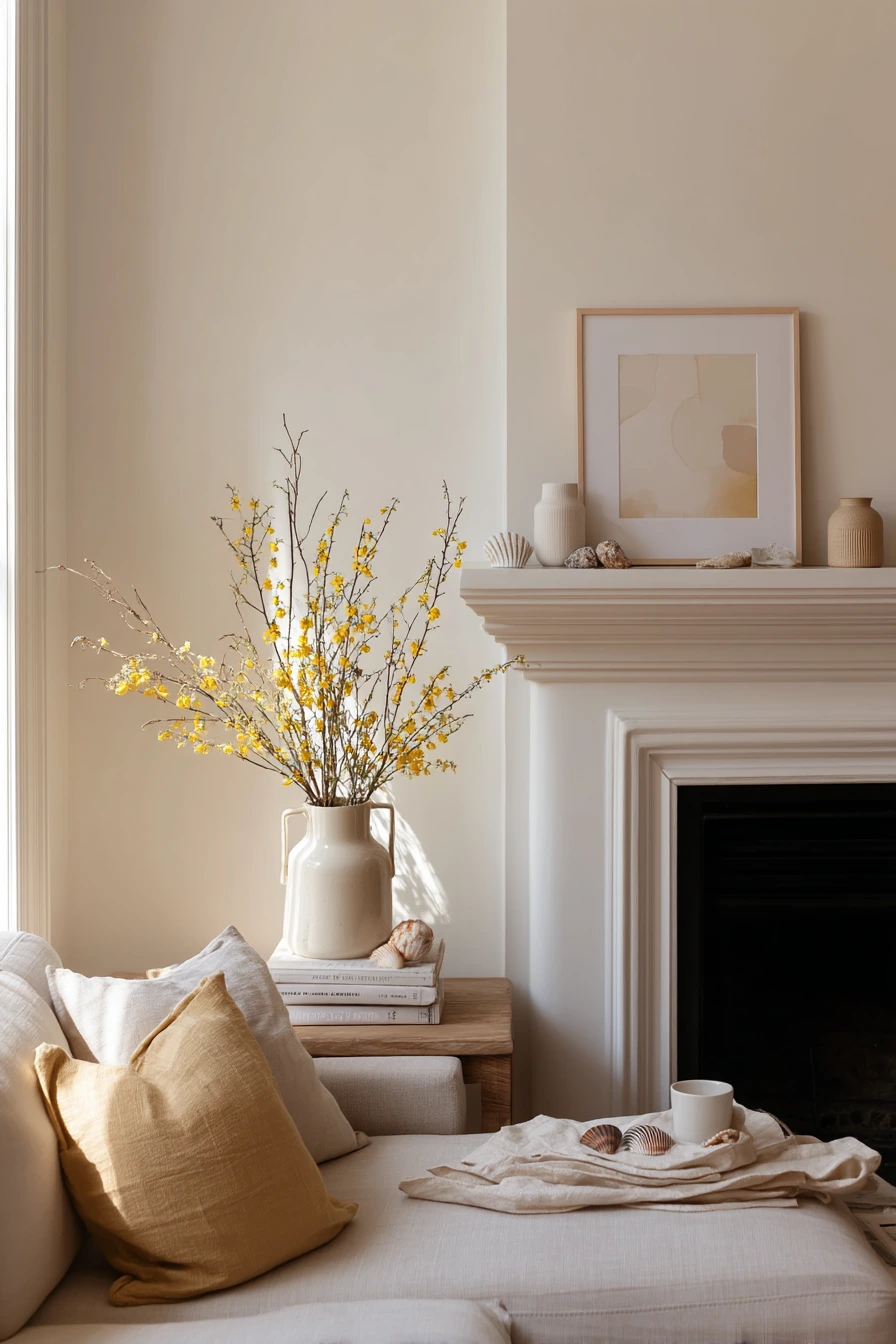summer mantel styling ideas 5