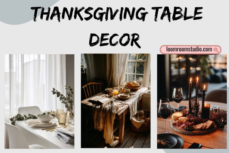 thanksgiving table decor