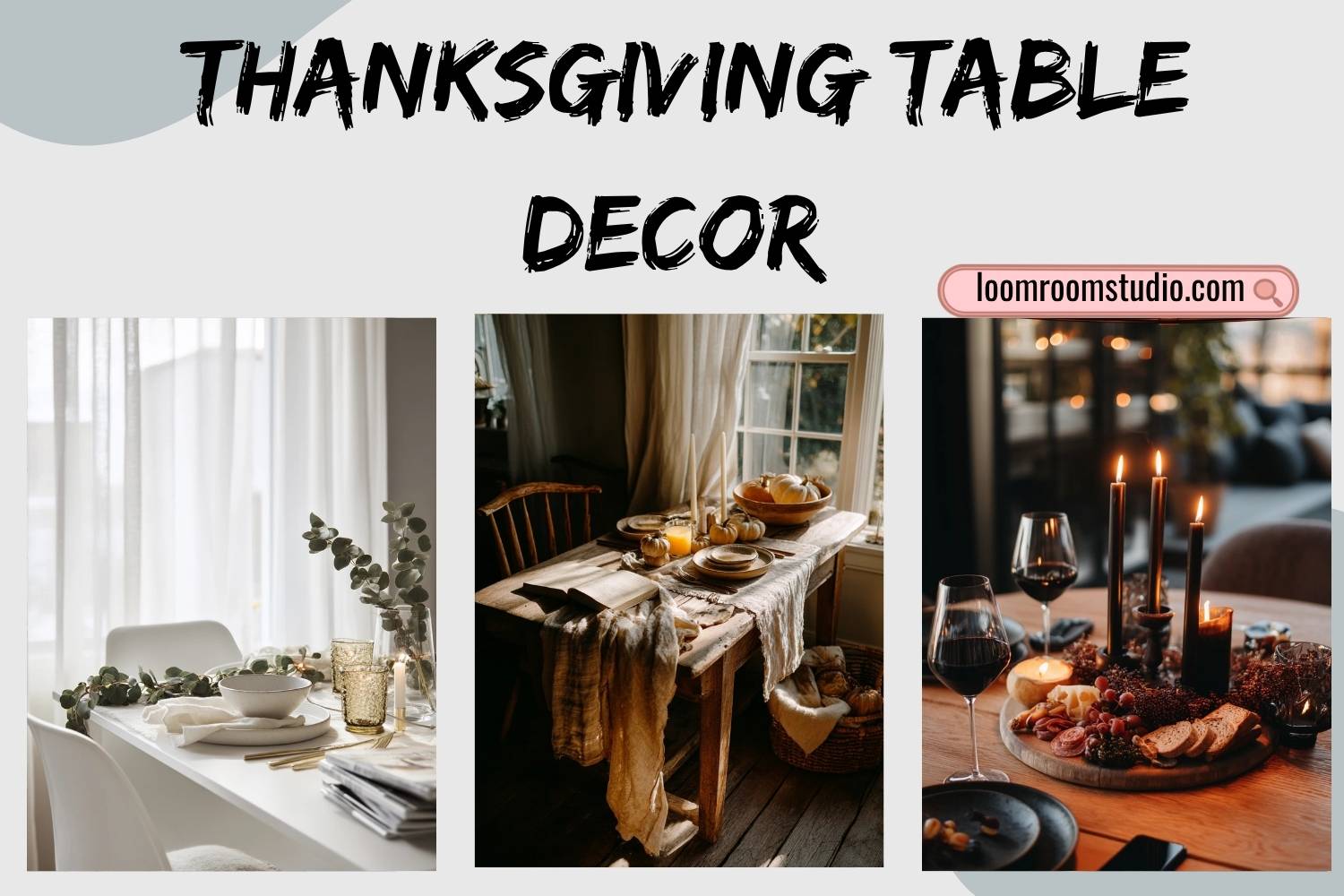 thanksgiving table decor