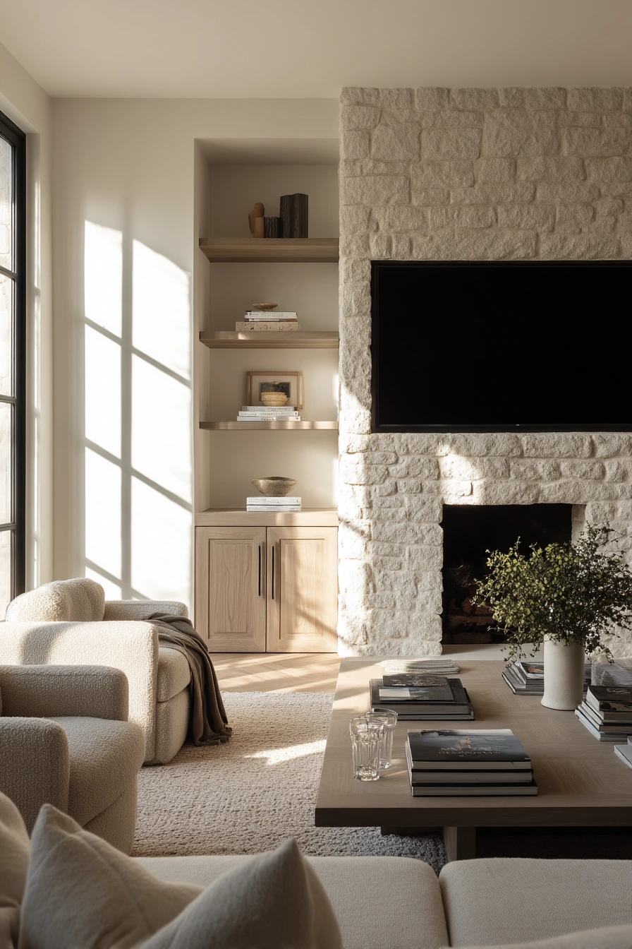 tv above fireplace layout ideas 2