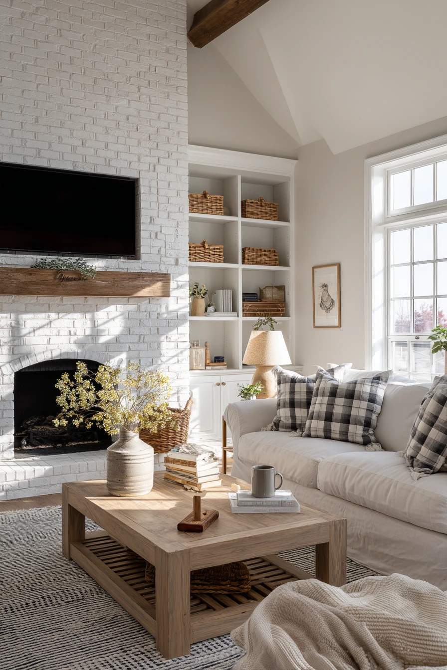 tv above fireplace layout ideas 20