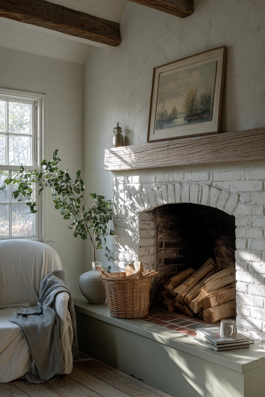 two tone fireplace ideas 10