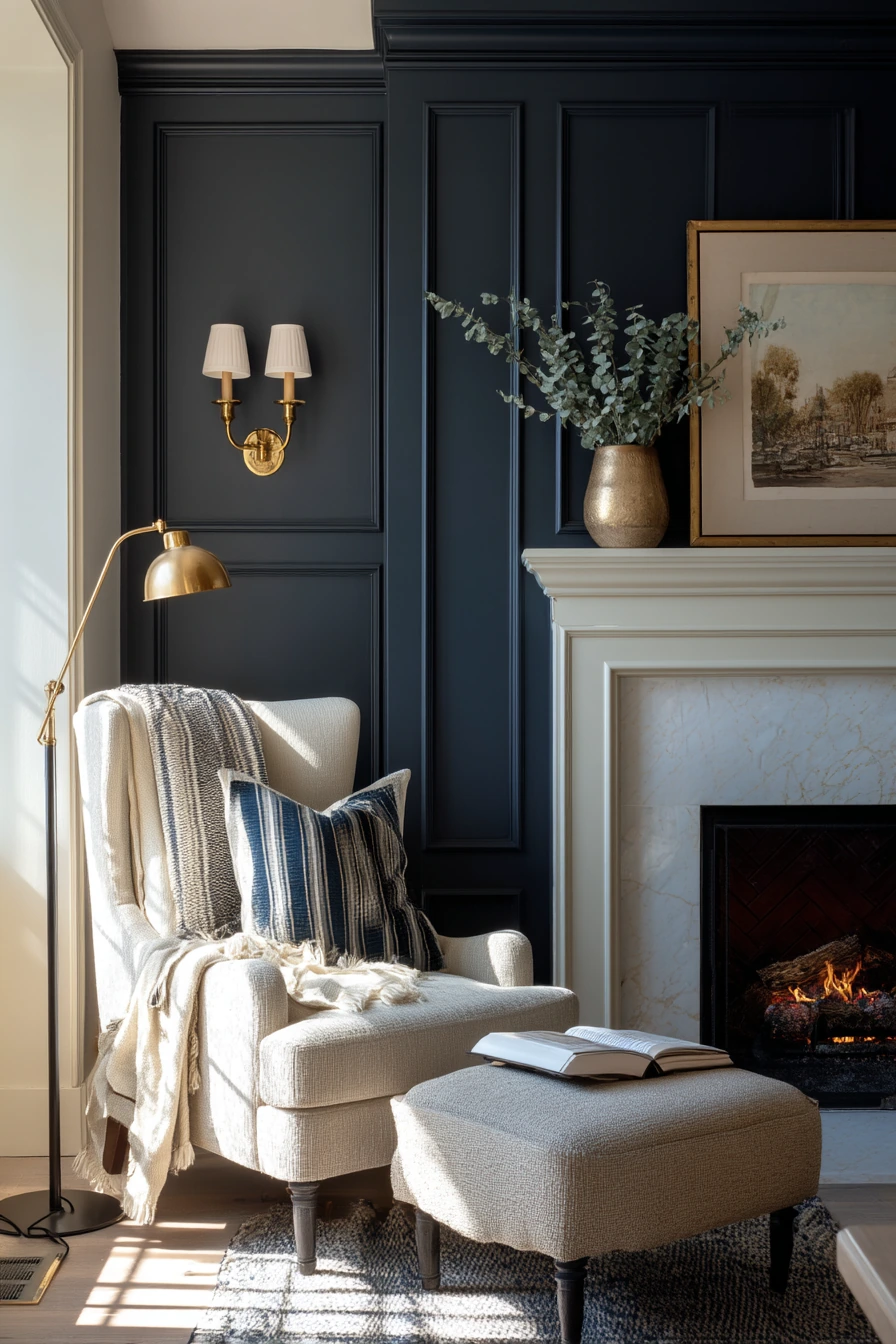 two tone fireplace ideas 18