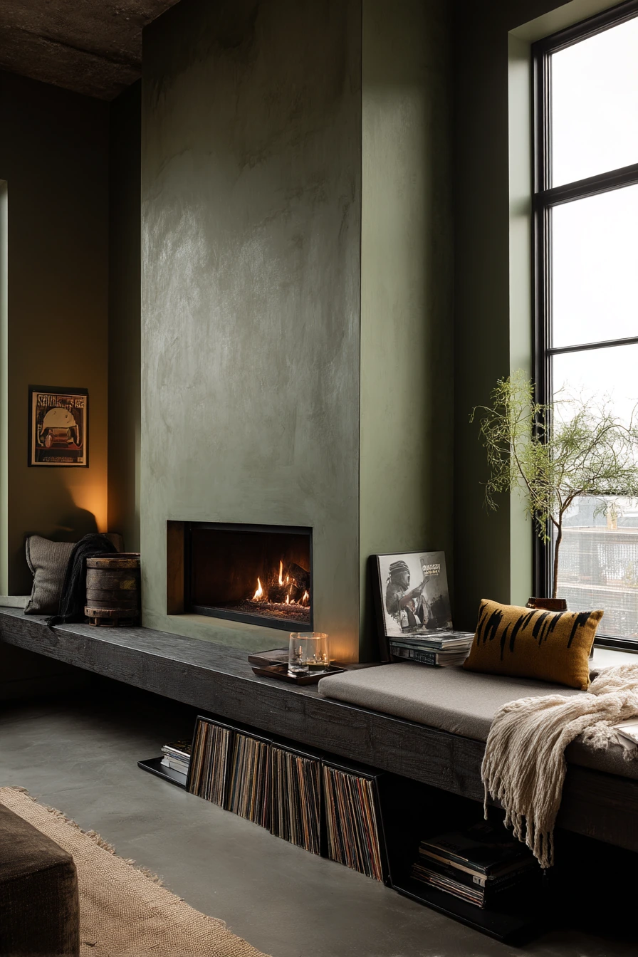 two tone fireplace ideas 40