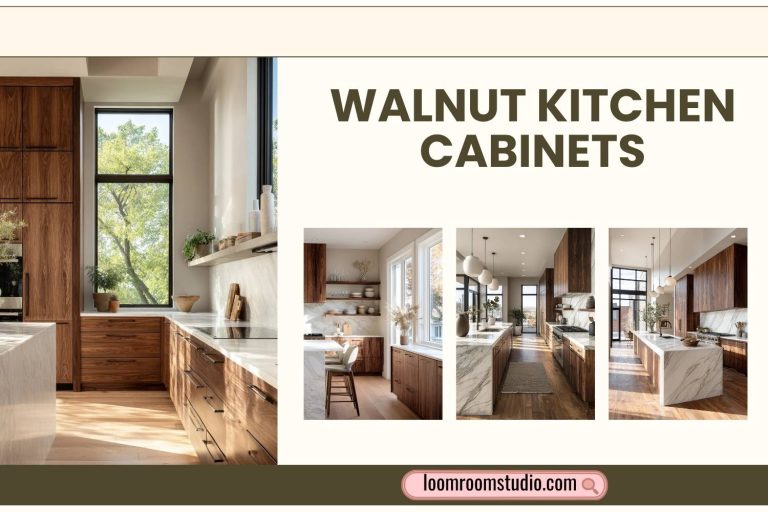 walnut kitchen cabinets