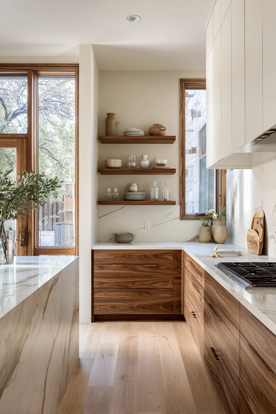 walnut kitchen cabinets 10