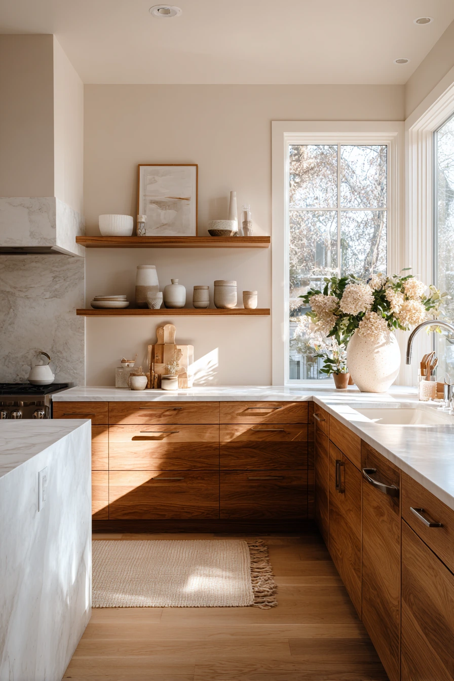 walnut kitchen cabinets 12