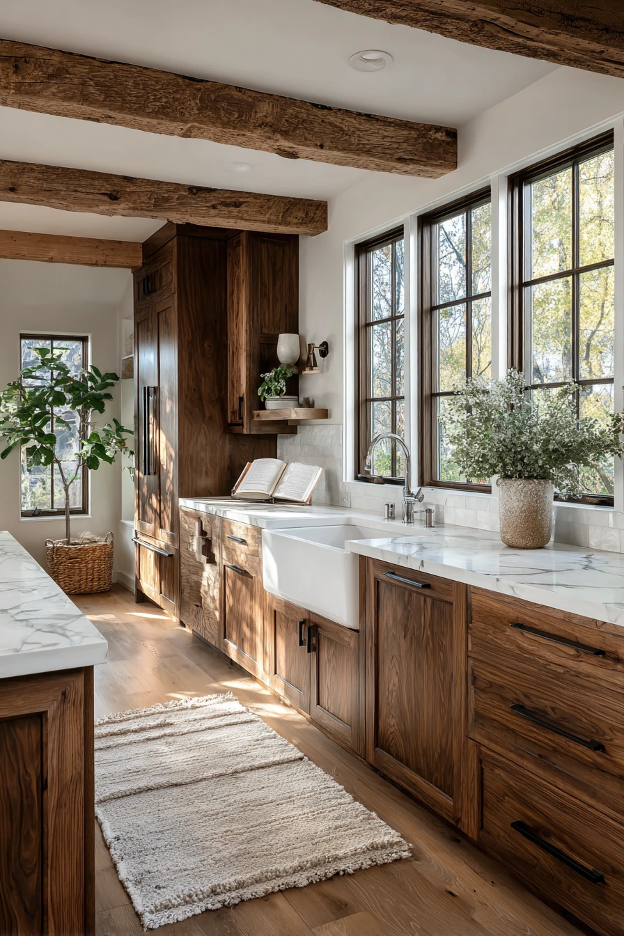 walnut kitchen cabinets 16